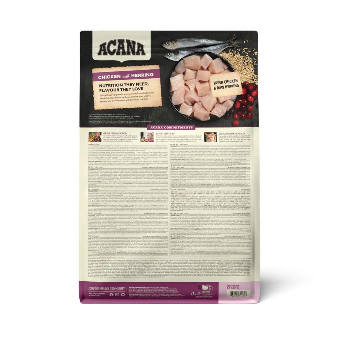 Acana Cat Kitten First Feast Torrfoder till Kattunge 1,8 kg