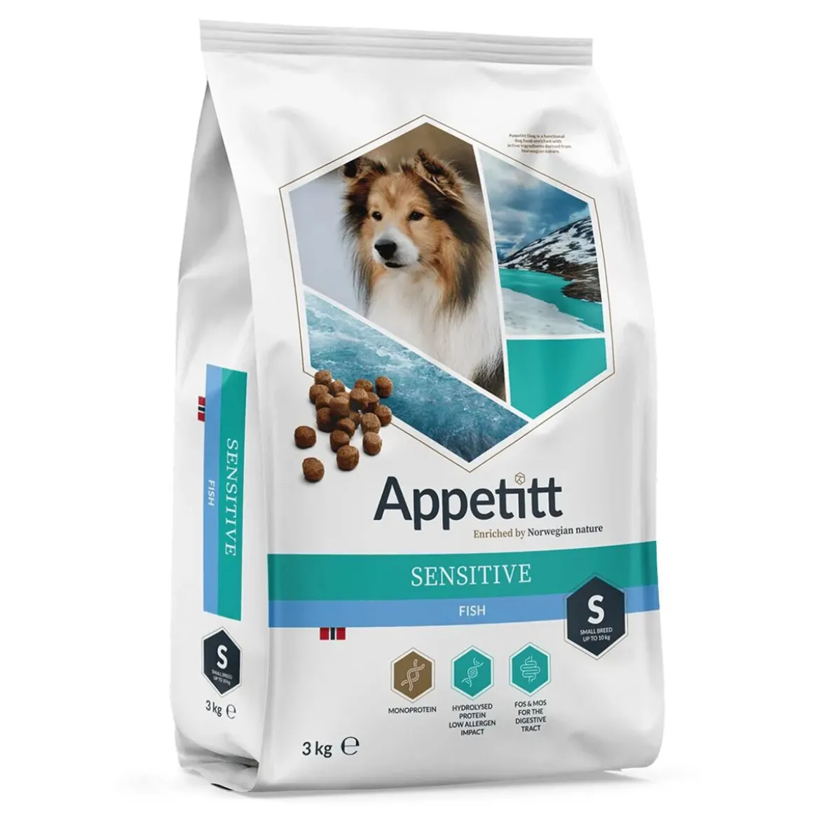 Appetitt Dog Sensitive Small Fish Torrfoder till Hund