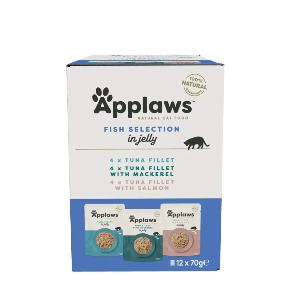 Applaws Cat Fisk i gele 12x70 g