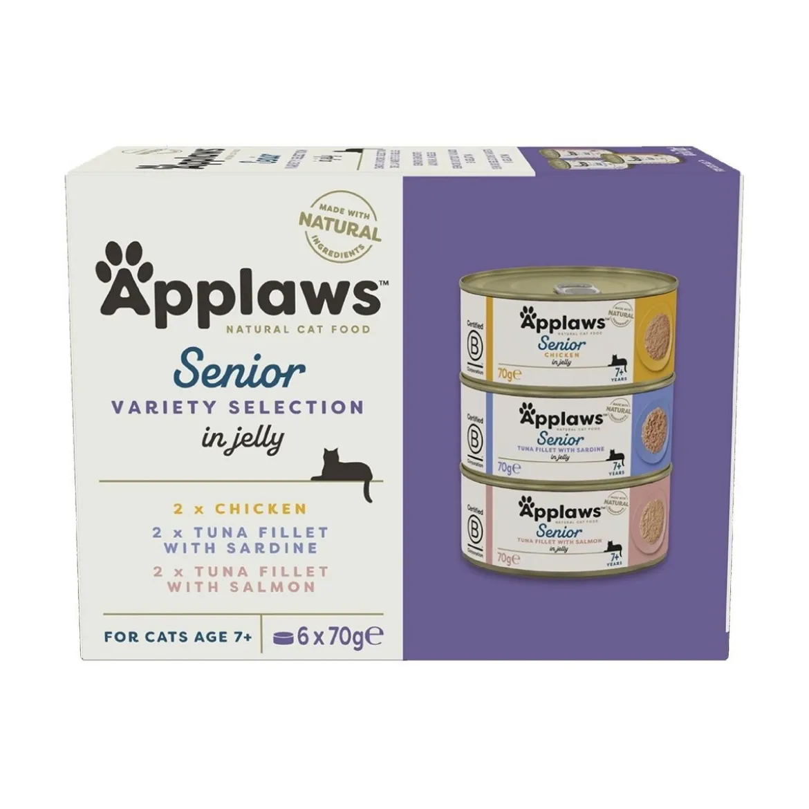Applaws Multipack Senior in Jelly 6x70g