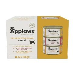 Applaws Selection in Broth Multipack Chicken 12x156 g