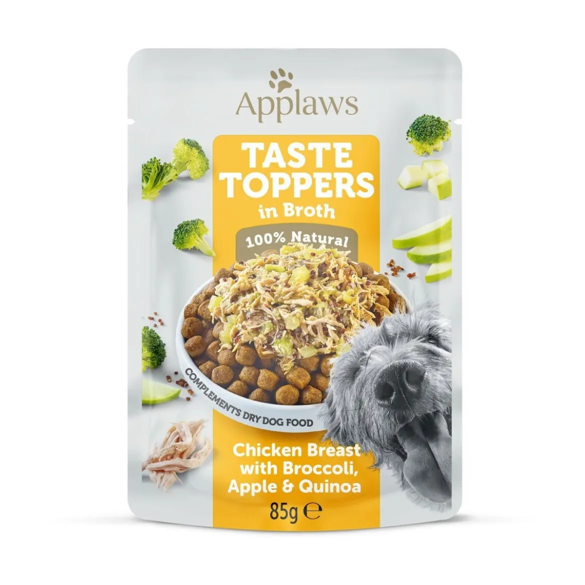 Applaws Taste Toppers Kyckling med Broccoli, Äpple & Quinoa 85 g