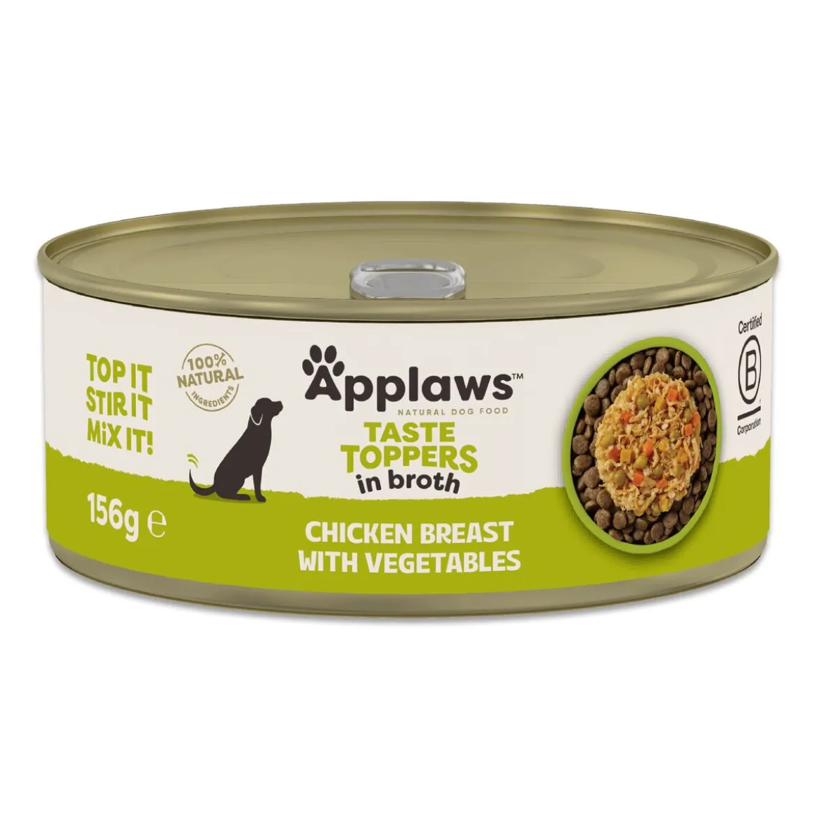 Applaws Taste Toppers Kyckling med Pumpa, Morot & Ärtor 156 g