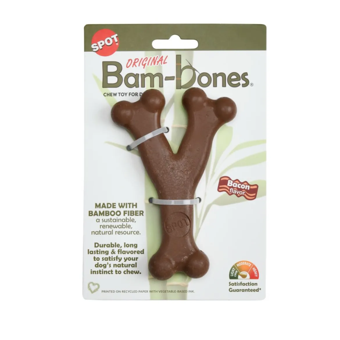 Bam-Bones Whishbone Bacon Tuggleksak till Hund 13,5 cm