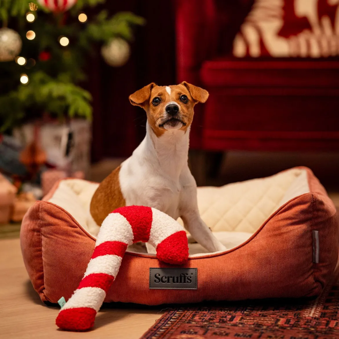 Bark-a-Boo Tufflove Holiday Polkagris 32 cm