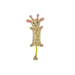 Bark-a-Boo Wild World Platt Giraff med Repsvans Mjukisdjur till Hund 32 cm