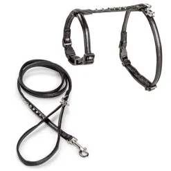 Basic Cat Rebel Sele + Koppel Svart