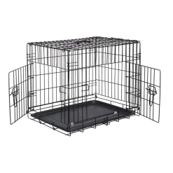 Basic Sturdy Hundbur Metall Svart