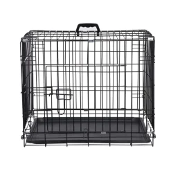 Basic Sturdy Hundbur Metall Svart