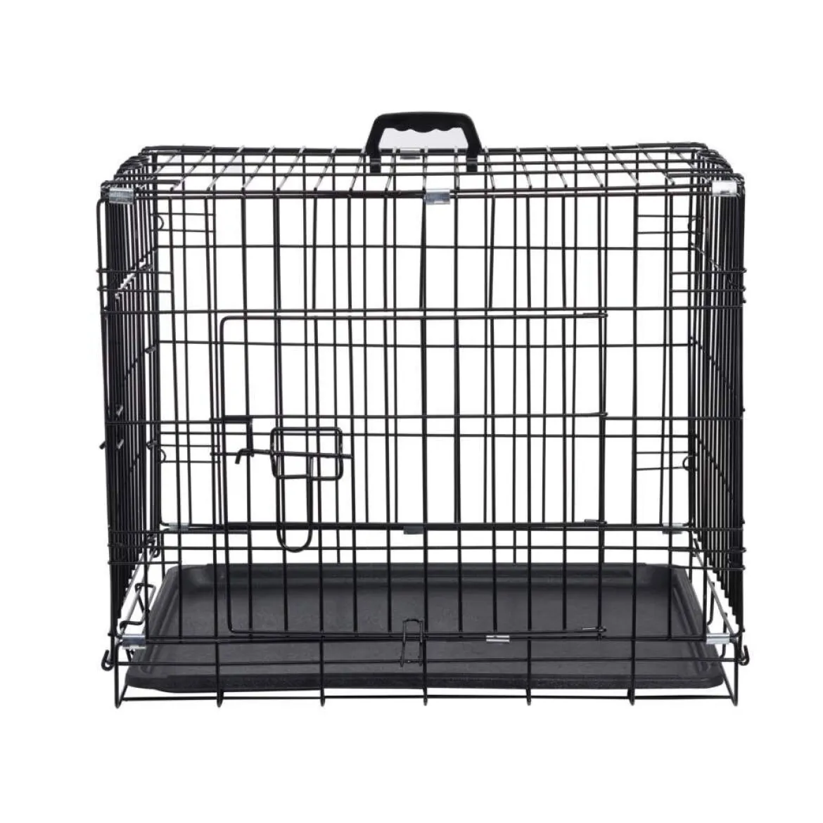 Basic Sturdy Hundbur Metall Svart
