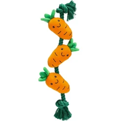 Beeztees Easter Morötter på Rep Hundleksak 38 cm