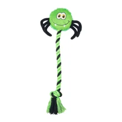 Beeztees Halloween Spindel med Rep Hundleksak 46 cm