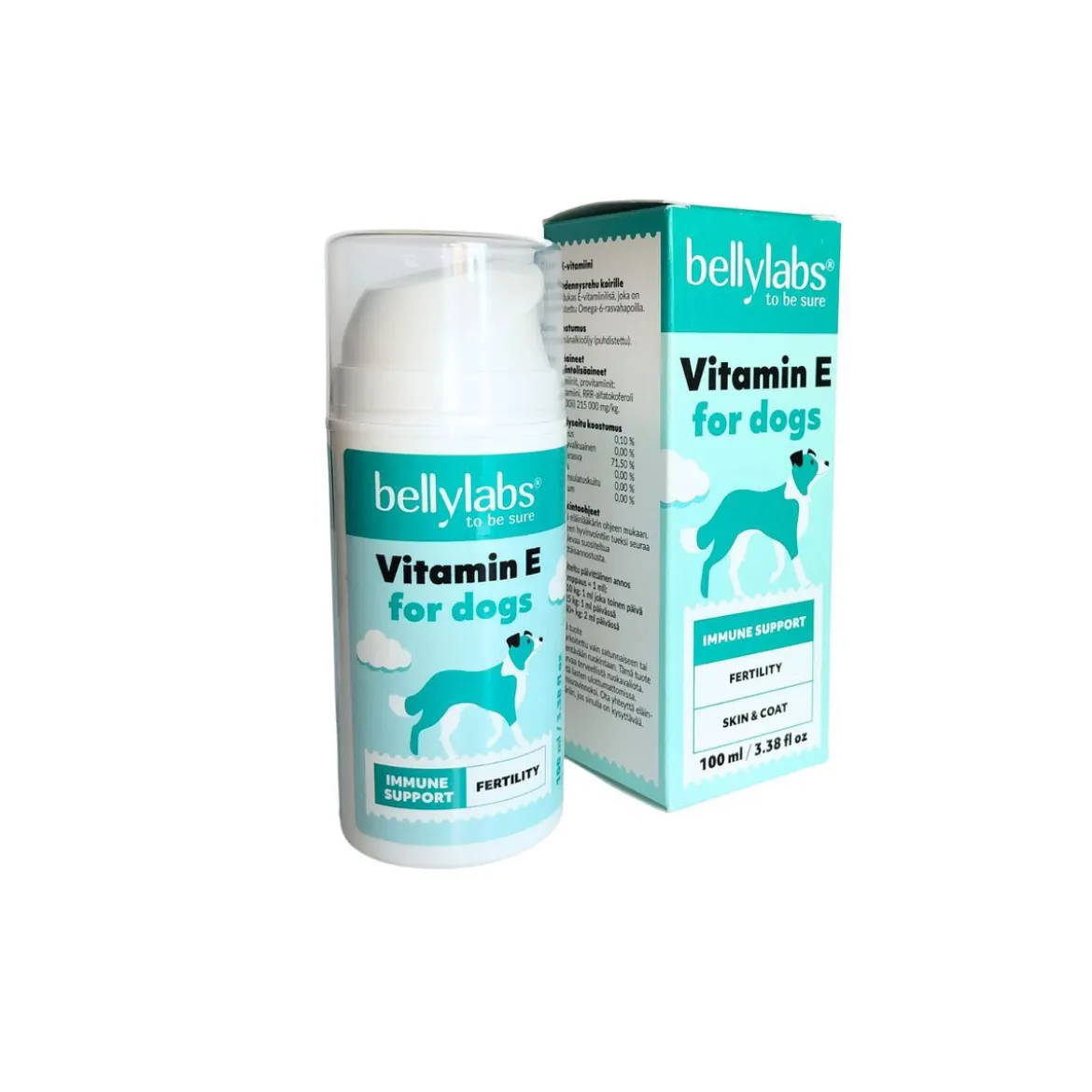 Bellylabs Vitamin E för Hund 100 ml