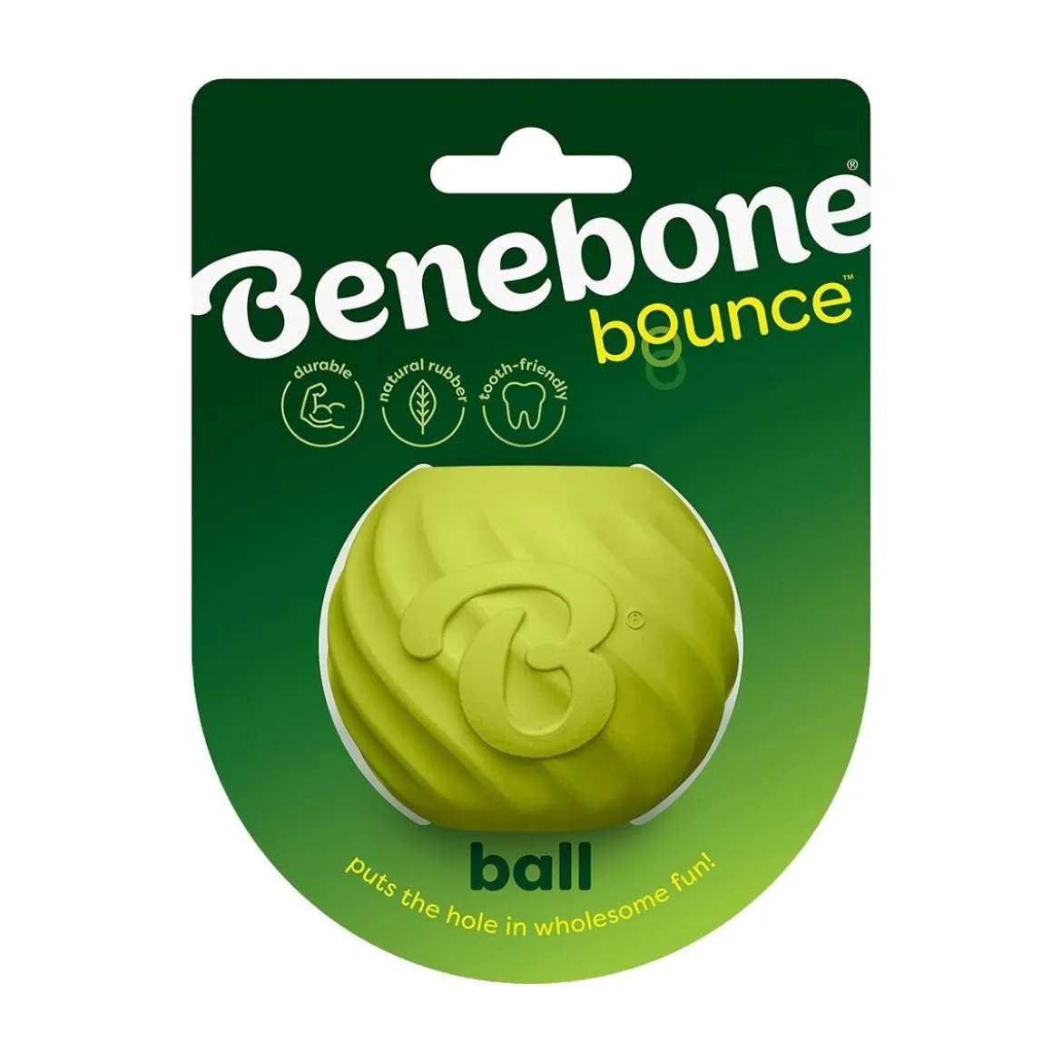 Benebone Bounce Hundboll i Gummi