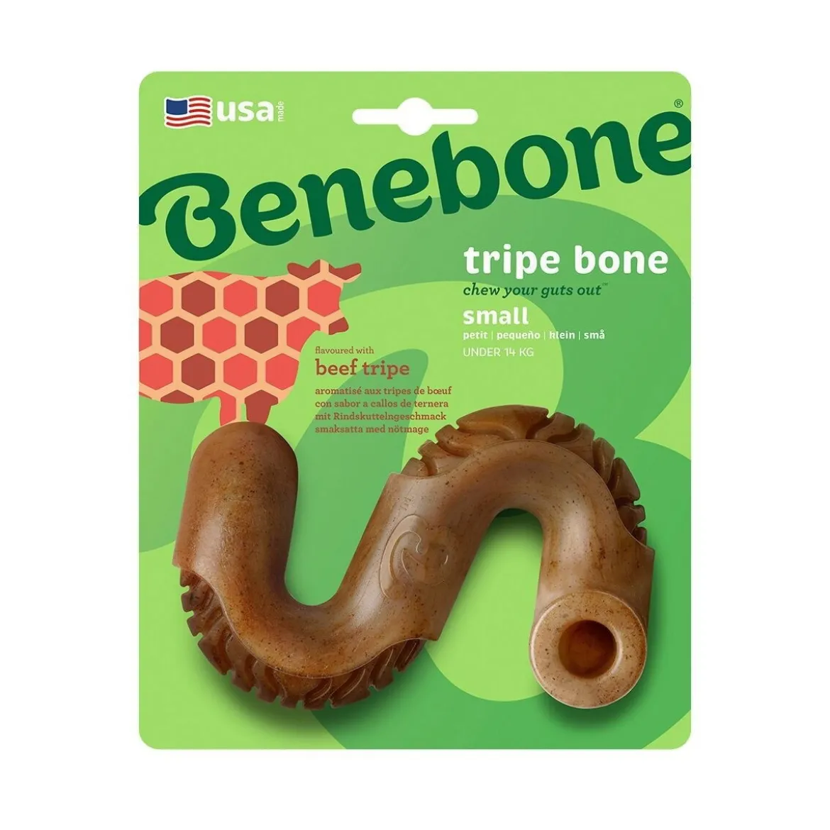 Benebone Hundben i Nylon med Vomsmak