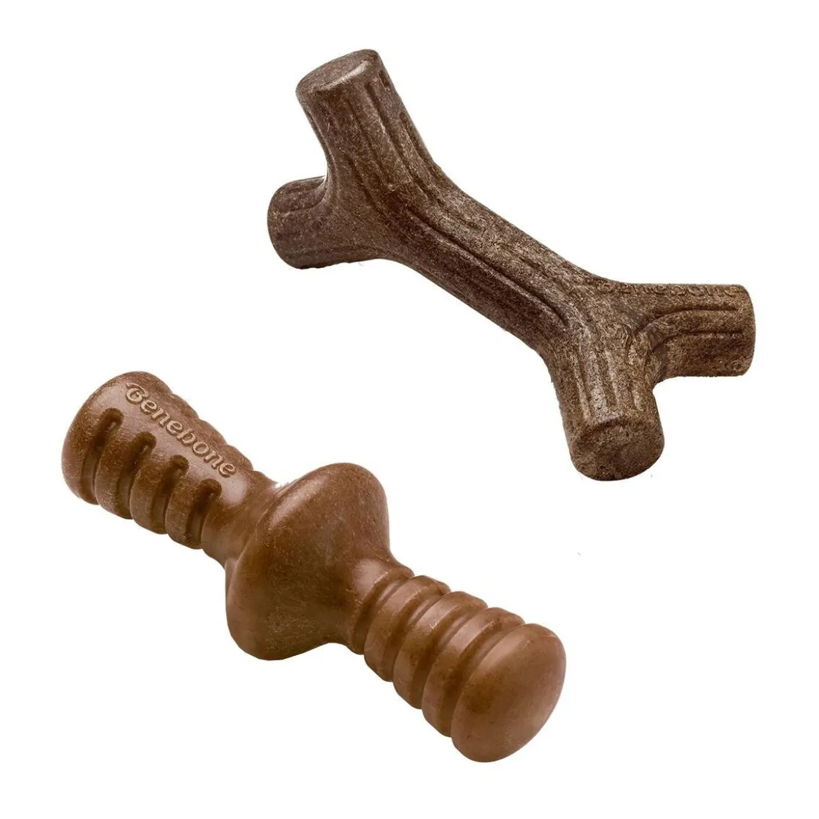 Benebone Tuggpinne och Zaggler Hundben i Nylon med Baconsmak XS