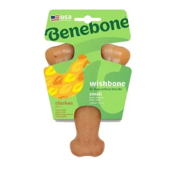Benebone Wishbone Hundben i Nylon Kycklingsmak