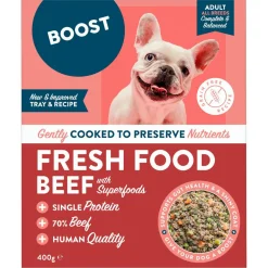 Boost Fresh Beef Färsklagat Hundfoder 400 g
