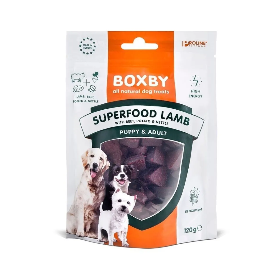 Boxby Superfood Lamm, Beta & Nässla 120 g
