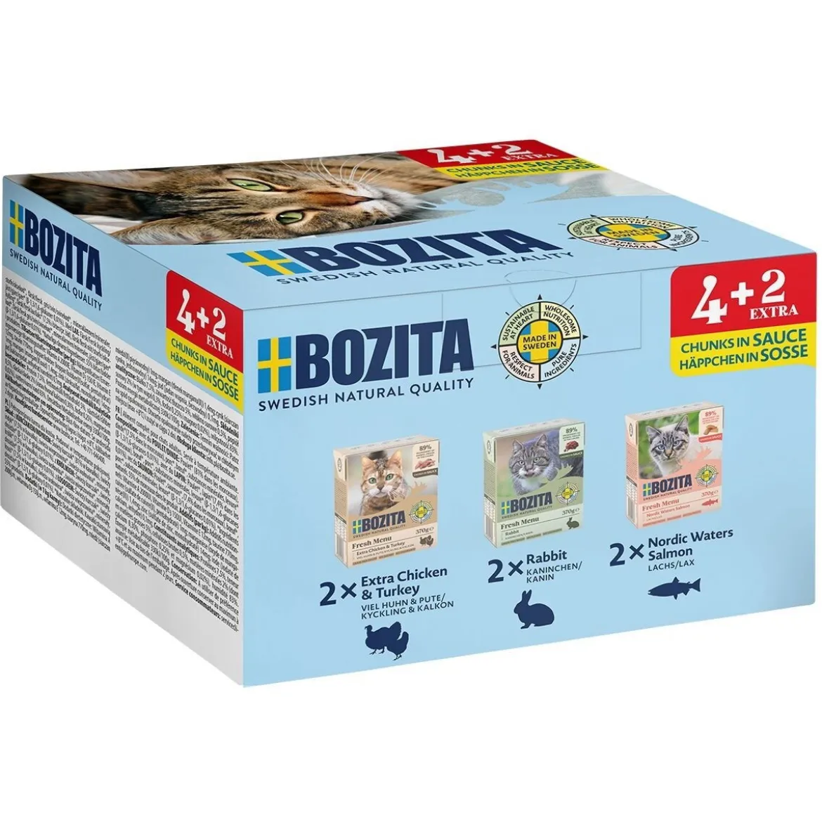 Bozita Cat Tetra Mixpack 6x370 g