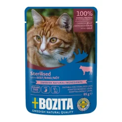 Bozita Indoor & Sterilised Nöt i Gelé 85 g