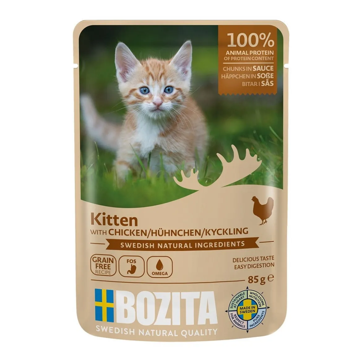 Bozita Kitten Kyckling i Sås 85 g