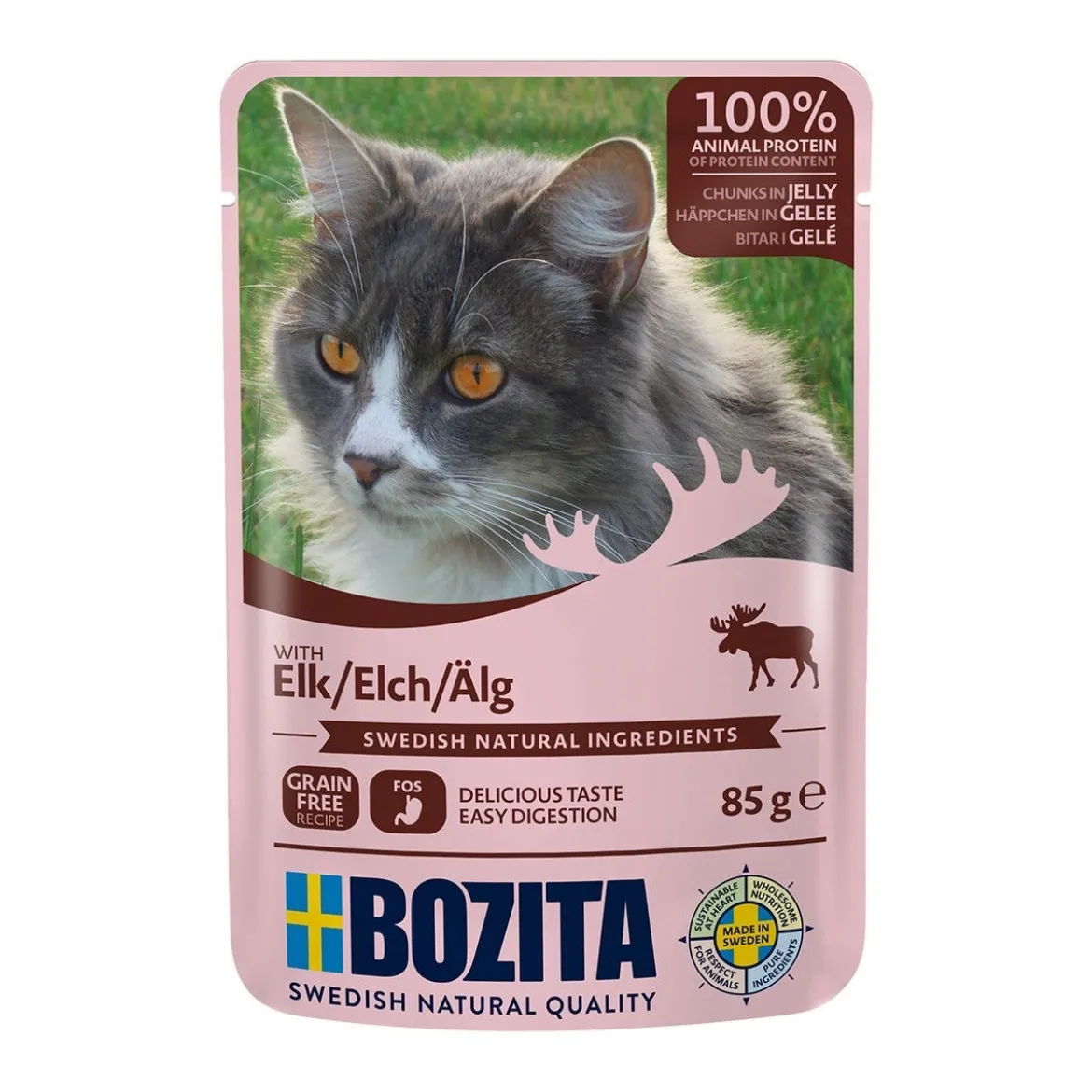 Bozita Älg i Gelé 85 g