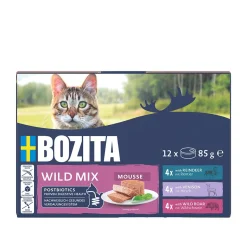 Bozita Mousse Våtfoder till Katt Wild Mix 12x85 g