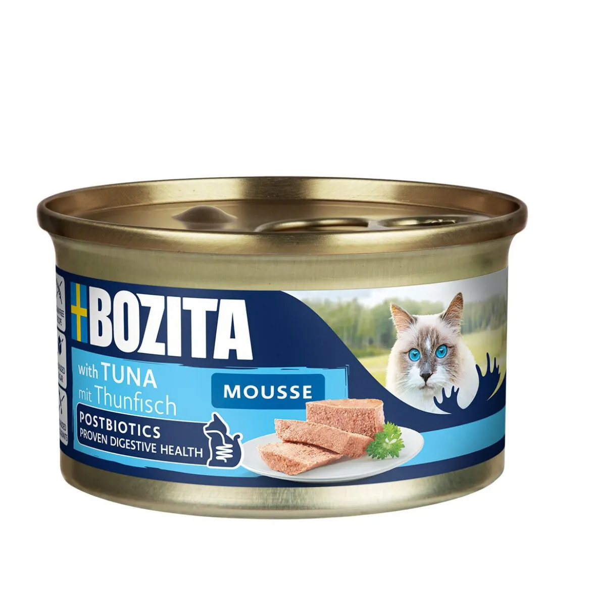Bozita Mousse Våtfoder till Katt med MSC Tonfisk