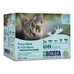 Bozita Multibox med Kött & Fisk 12x85 g