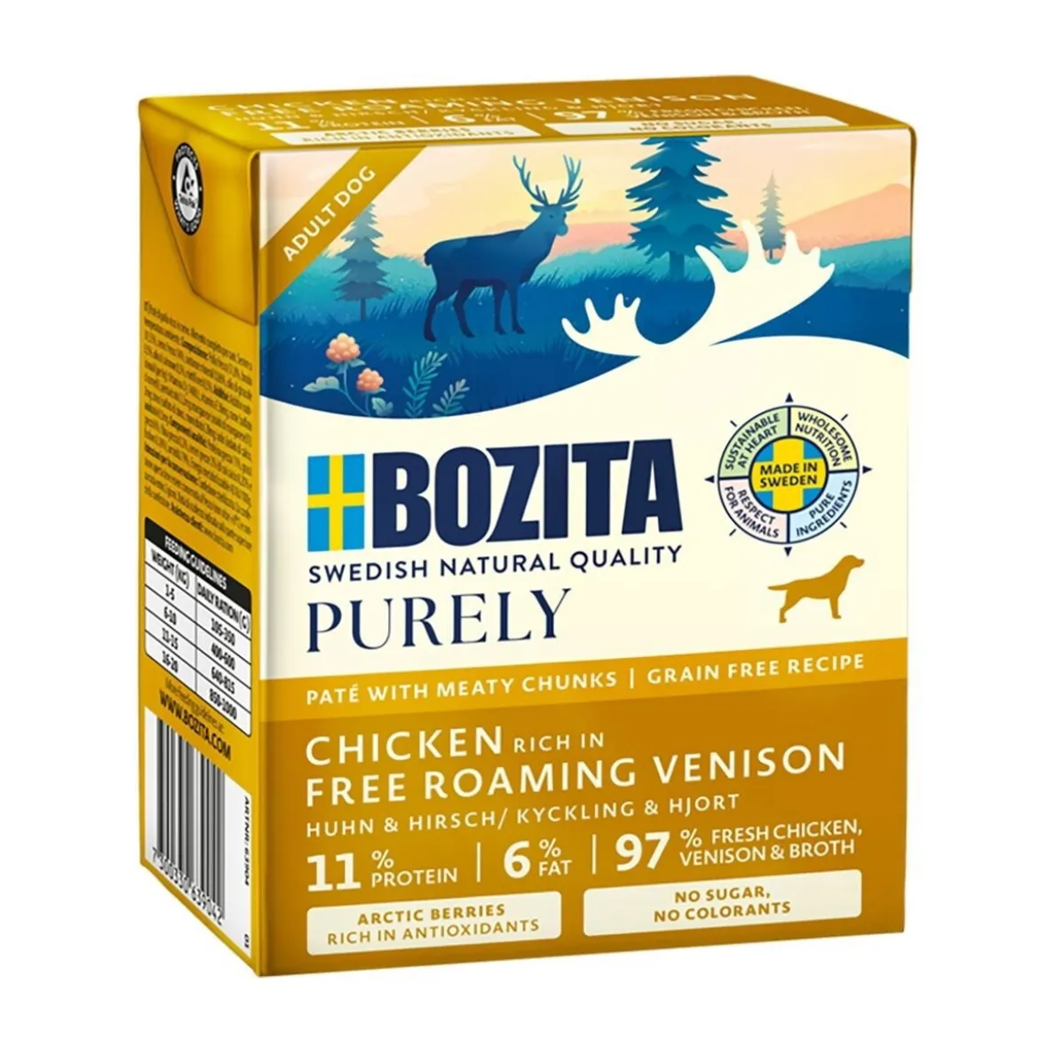 Bozita Purely Paté Venison 370 g