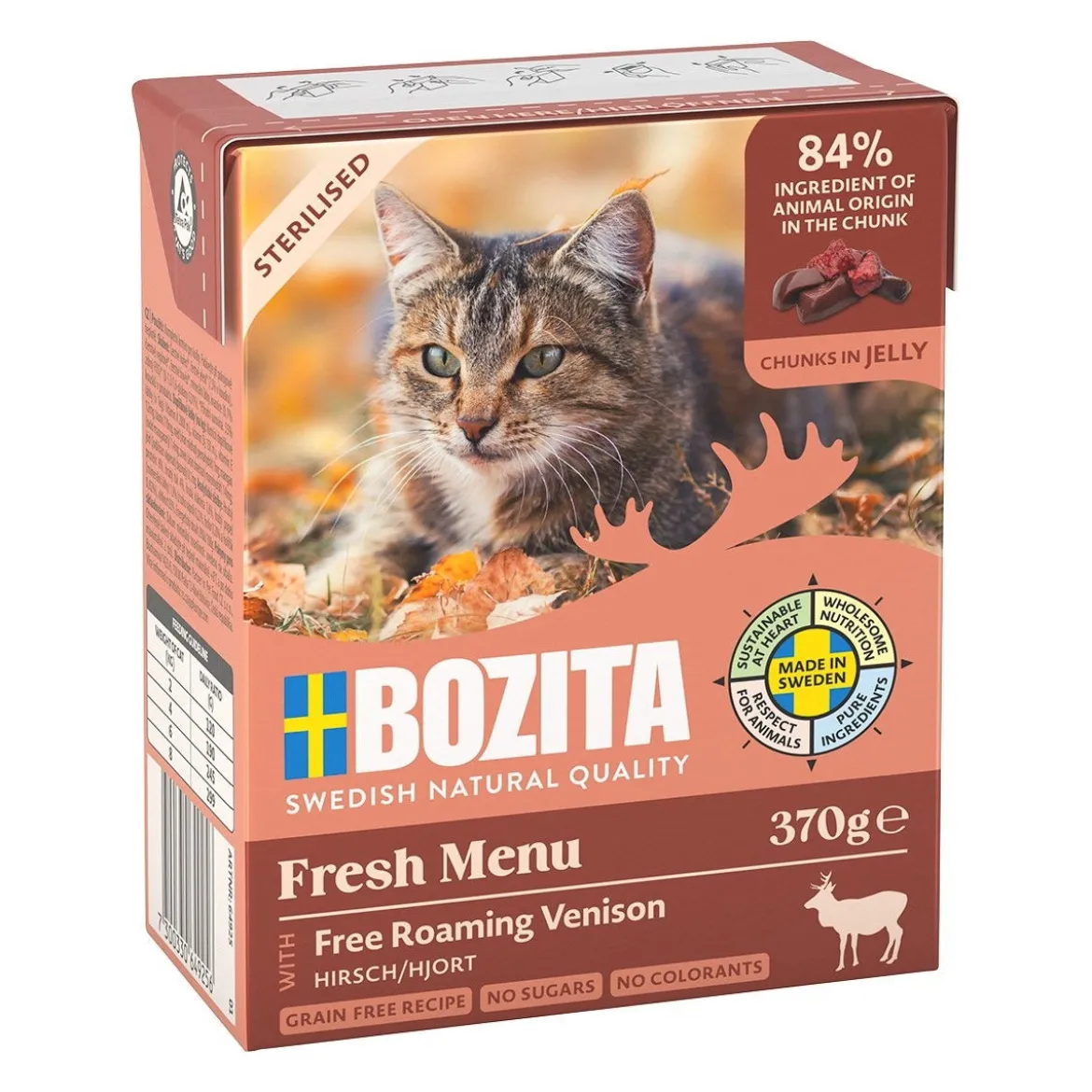 Bozita Sterilised Ren Bitar i gelé 370 g