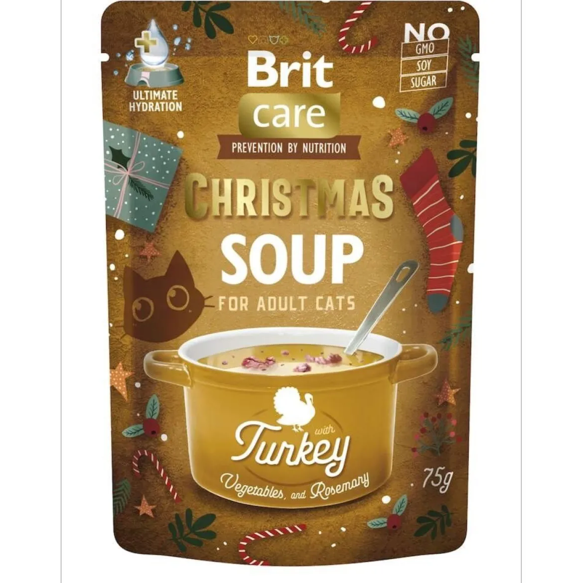 Brit Care Cat Adult Christmas Soup Turkey 75 g