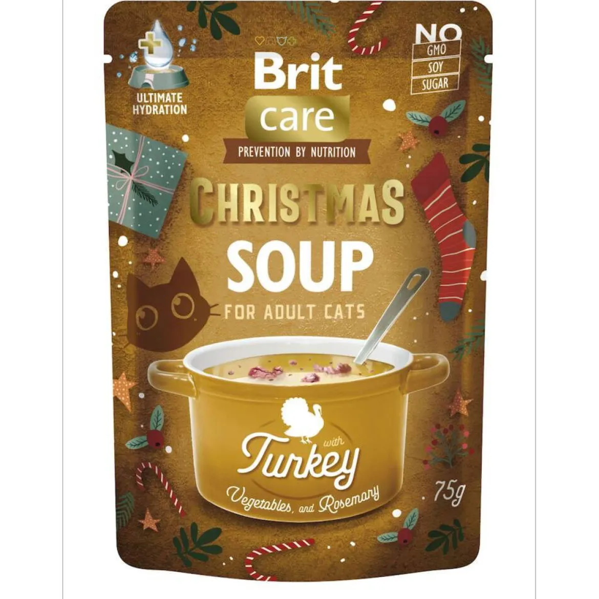 Brit Care Cat Adult Christmas Soup Turkey 75 g