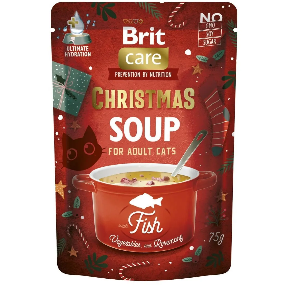 Brit Care Cat Adult Christmas Soup Fisk 75 g