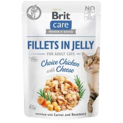 Brit Care Cat Adult Kyckling & Ost i Gelé 85 g