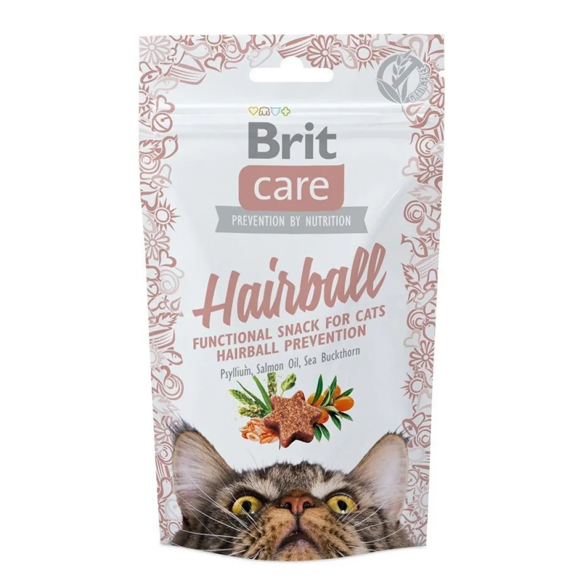 Brit Care Cat Snack Hairboll Duck