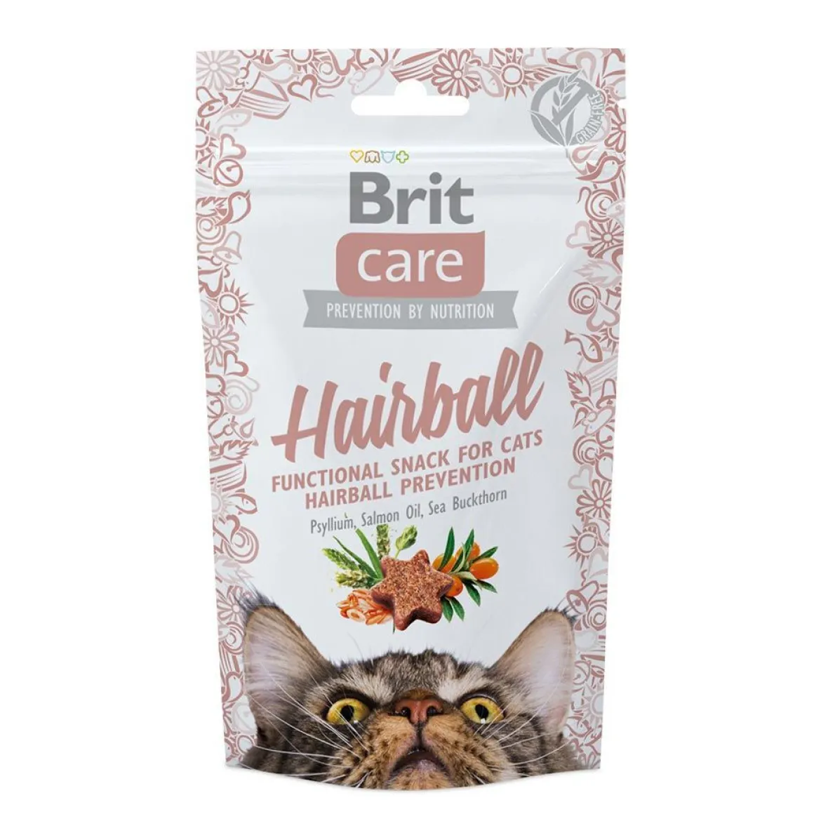 Brit Care Cat Snack Hairboll Duck