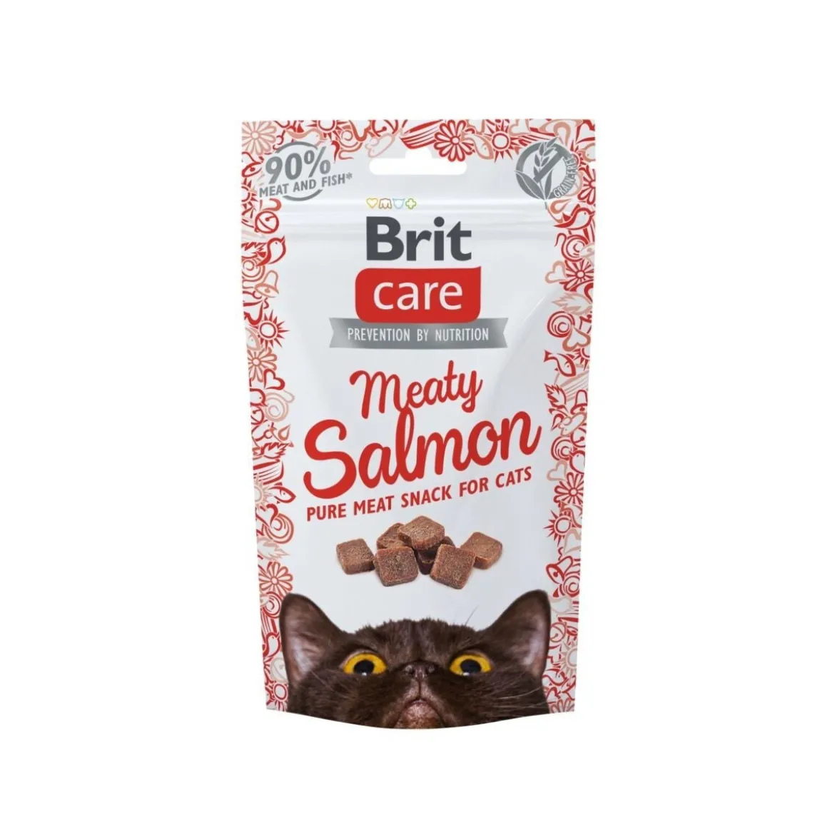Brit Care Cat Snack Meaty Lax 50 g