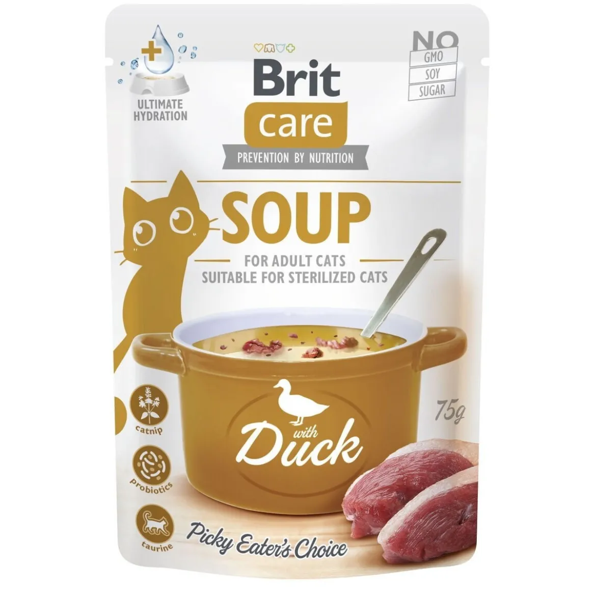 Brit Care Cat Soup Anka 75 g