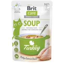 Brit Care Cat Soup Kalkon 75 g