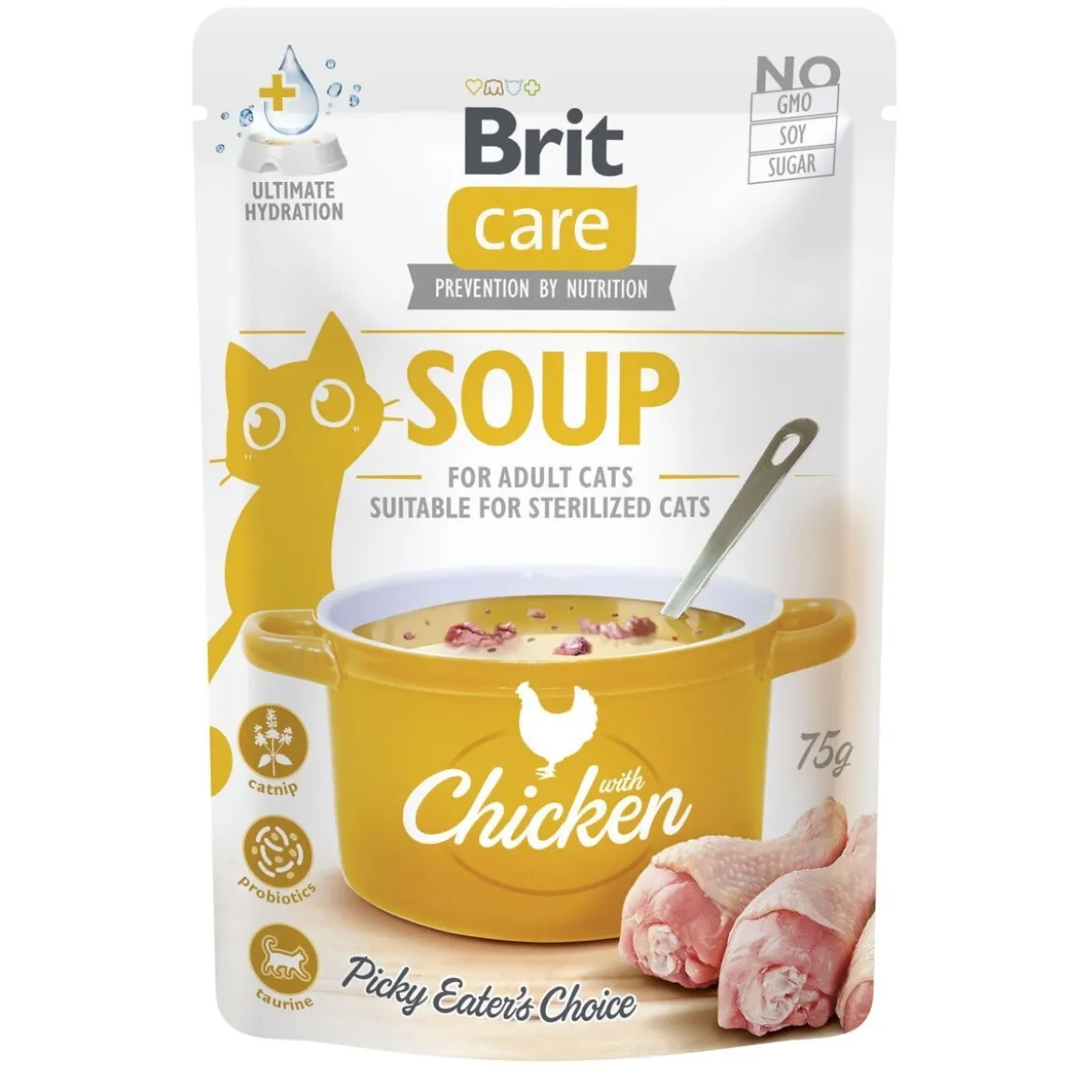 Brit Care Cat Soup Kyckling 75 g