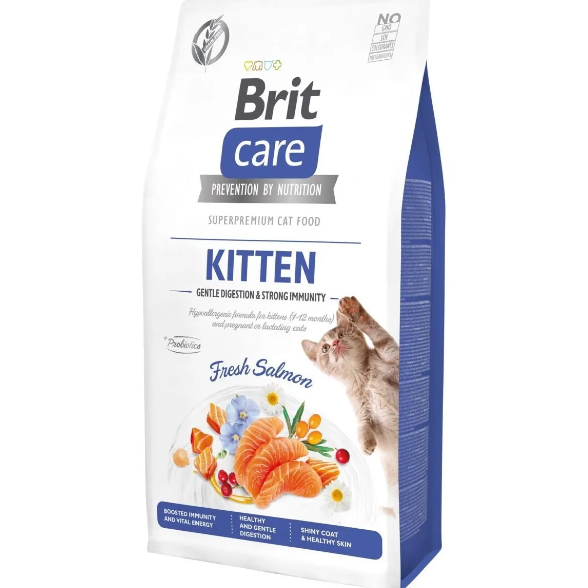 Brit Care Grain Free Kitten Gentle Digestion & Strong Immunity Fresh Salmon