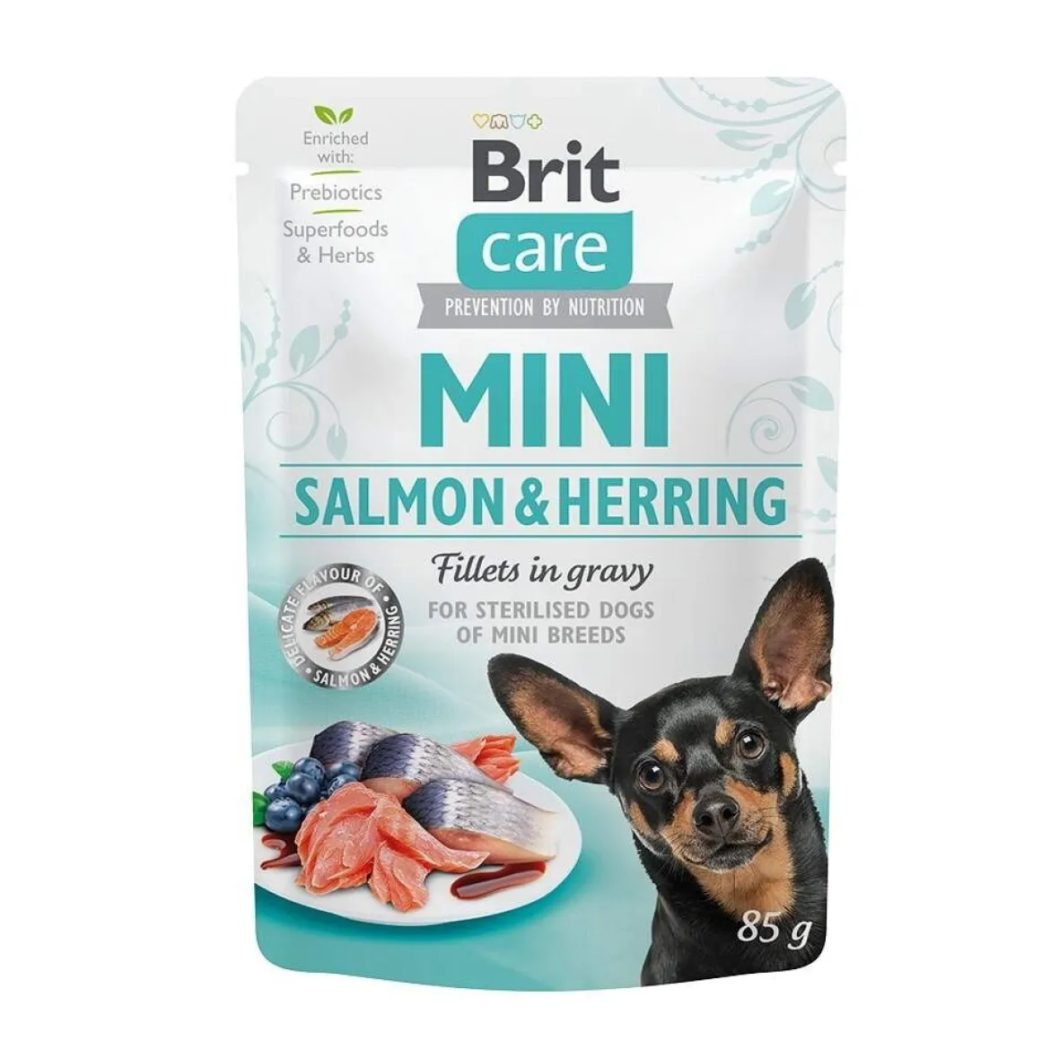 Brit Care Mini Lax & Sill i Sås 85 g