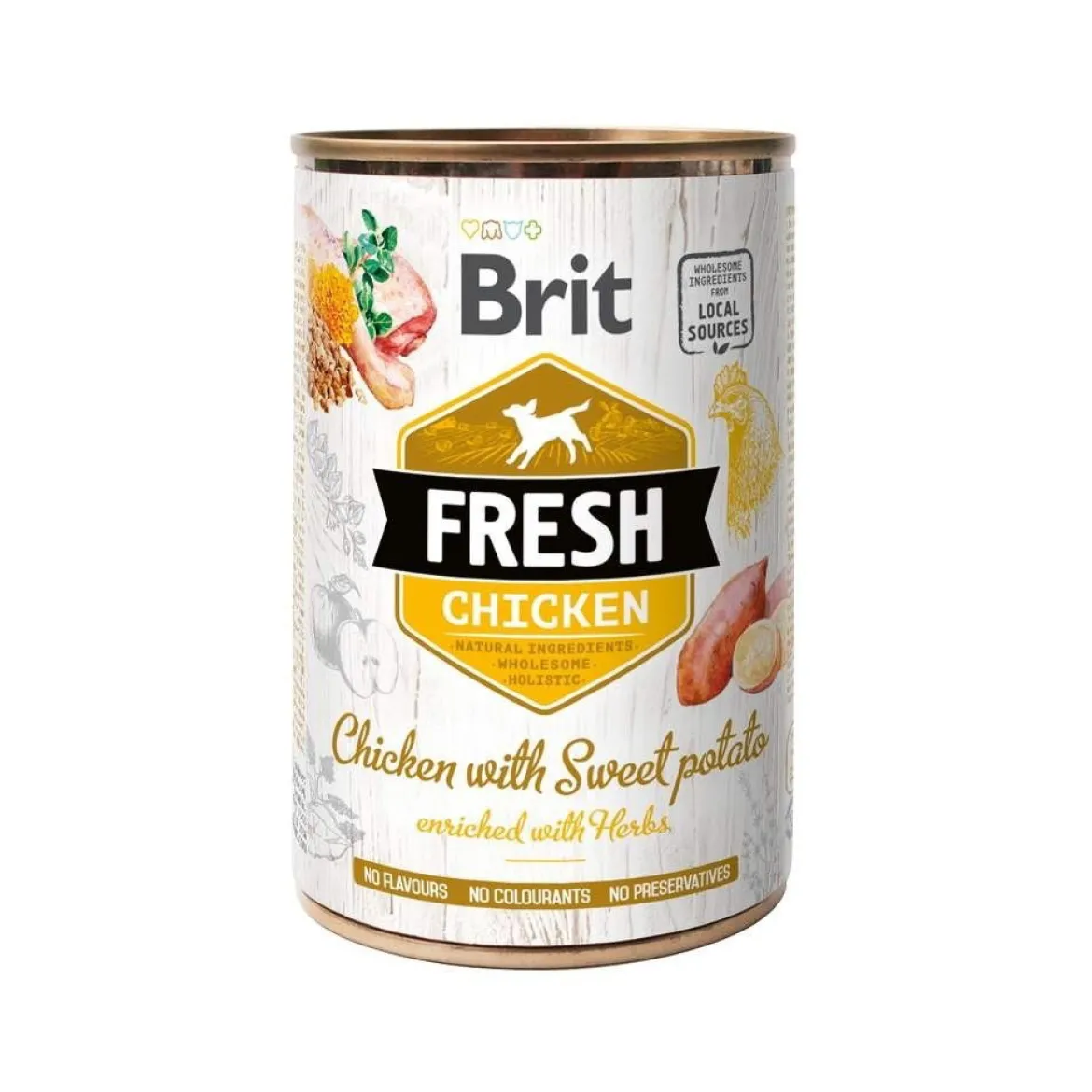 Brit Fresh Cans Chicken with Sweet Potato 400 g