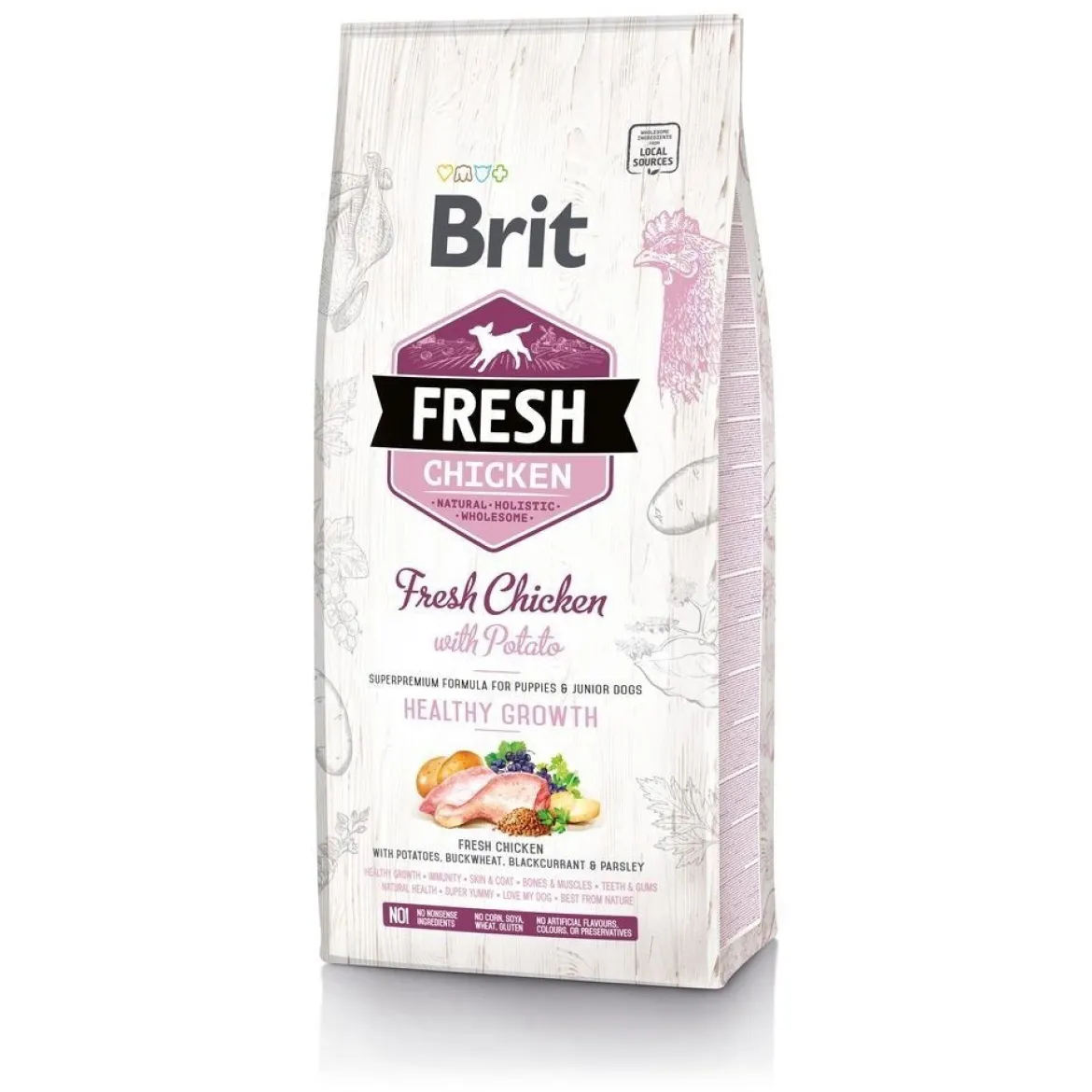 Brit Fresh Chicken with Potato Puppy