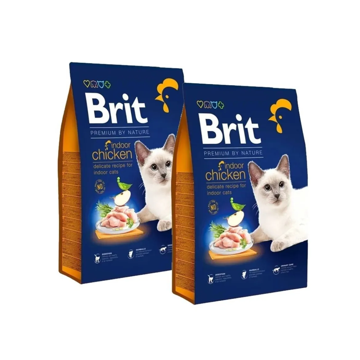 Brit Premium By Nature Cat Indoor Chicken 2x8 kg