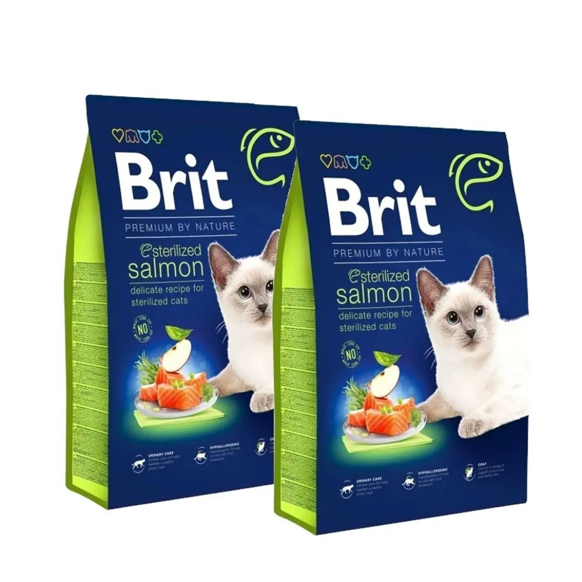 Brit Premium By Nature Cat Sterilized Salmon 2x8 kg