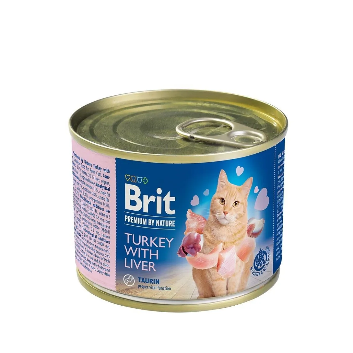 Brit Premium by Nature Cat Turkey with Liver 200 g
