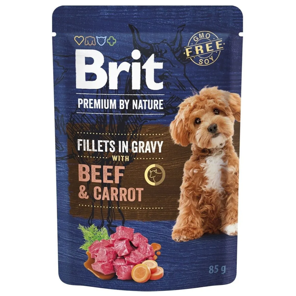 Brit Premium by Nature Dog Beef & Carrot 85 g